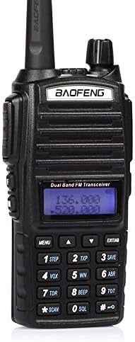 Baofeng Dual PTT/Dual Band FM Radio UV-82 – Set of 2, 5W VHF/UHF Handheld Two-Way Radios