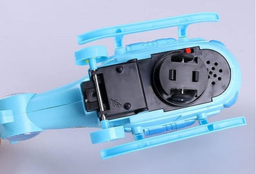 Musical Bump & Go Helicopter Toy