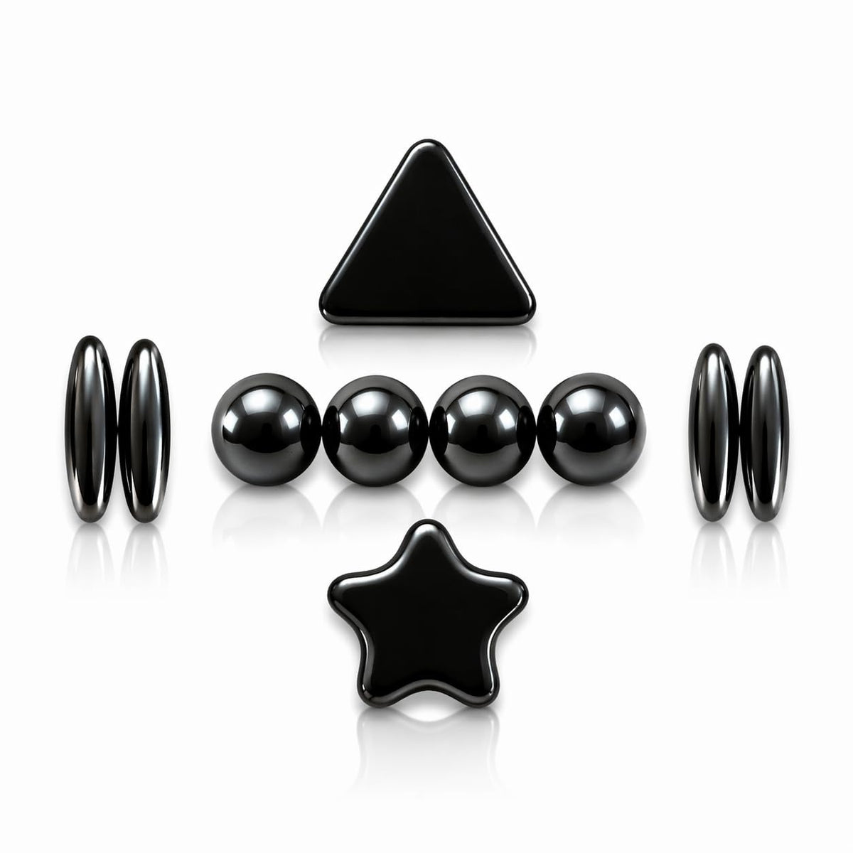 Magnetic Power Kit - 8+yrs Magnet Science Experiment Set with Ball, Olive, Pentagram & Triangle Magnets for STEM Learning