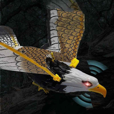 Flying Eagle Bird Toy — Ceiling-Hung Revolving Eagle with Flapping Wings for Indoor Play