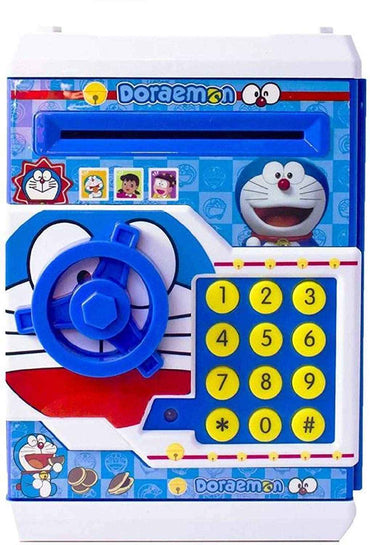 Kids Piggy Bank with Secret Code Lock – Electronic Coin & Cash Money Bank with Changeable PIN, Lights & Sound