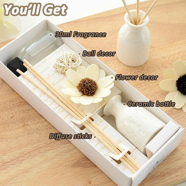 Ceramic Reed Diffuser Set