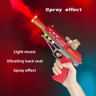 Spray Vibrate Gun for Kids – Musical Toy Gun with LED Lights, Sound, Vibration & Water Mist Smoke Effect (Random Colour)