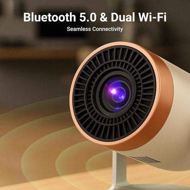 Laplay Pro LED Projector LLP-012 2500 Lumens – Smart Home Projector with Built-in Streaming Apps, Dual-Band Wi-Fi & Auto Keystone Correction