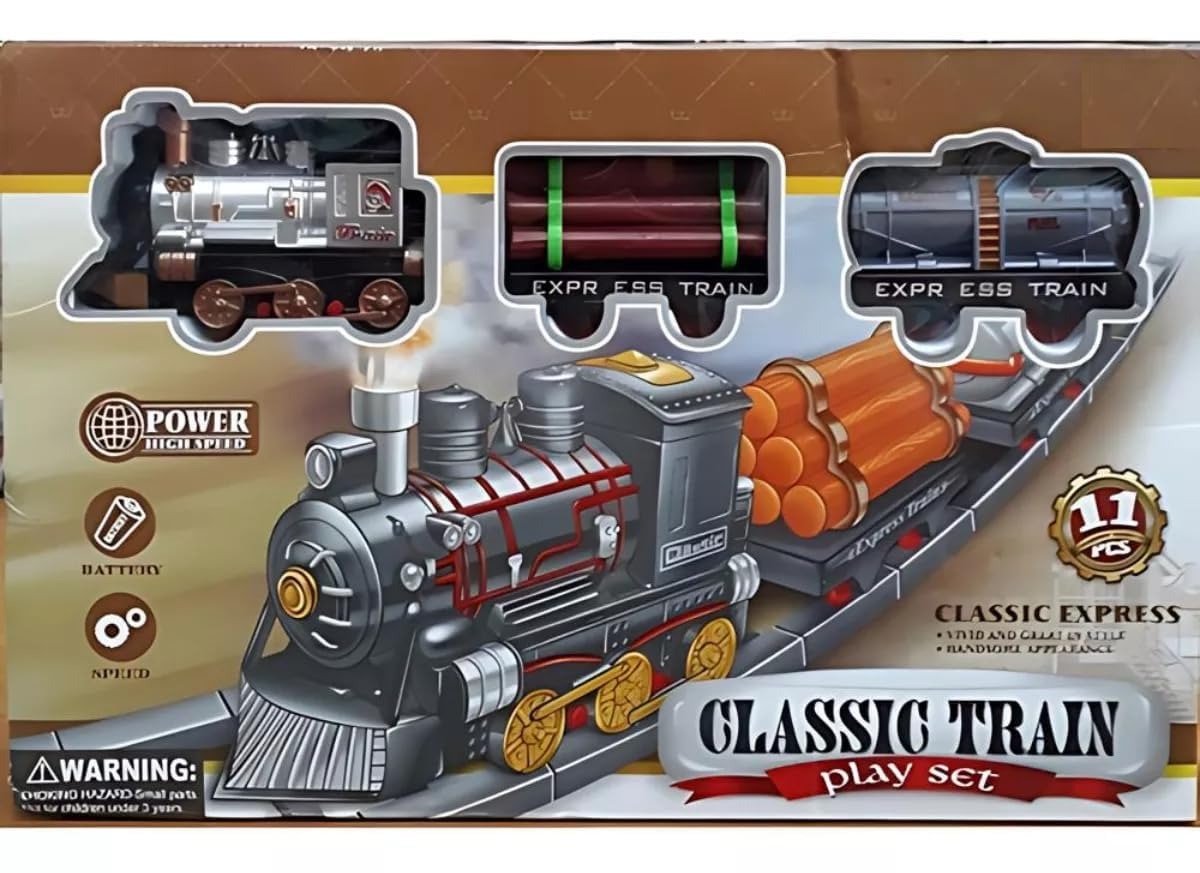 Classic Electric Train Set for Kids