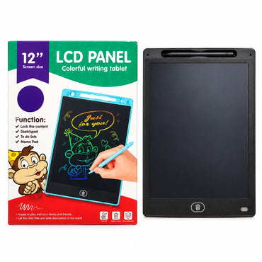 LCD Panel Writing Tablet – Reusable Digital Drawing & Writing Slate for Kids & Adults (8.5 Inch / 12 Inch)