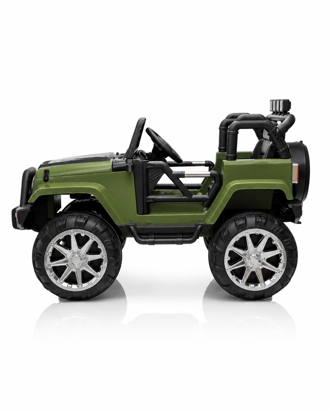 Kids Electric Ride-On 4x4 SUV (FUN-009) – Rechargeable Off-Road Car with Manual & Remote Control, LED Lights & Magnetic Doors