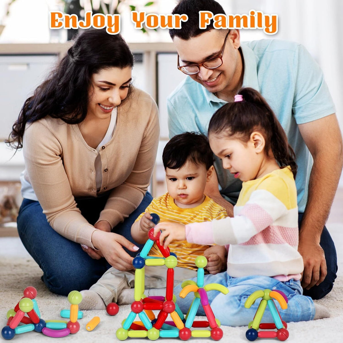 Magnetic Sticks Building Blocks 42 Pcs