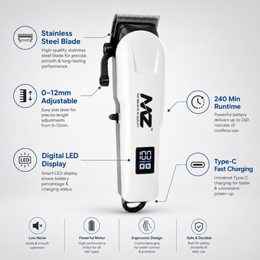 MZ M809C Professional Hair Trimmer