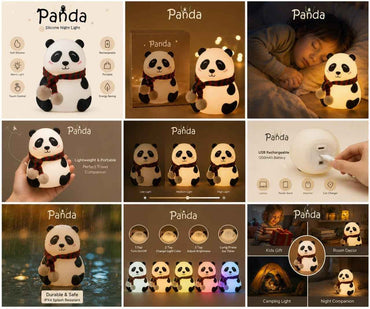 Panda Night Light for Kids