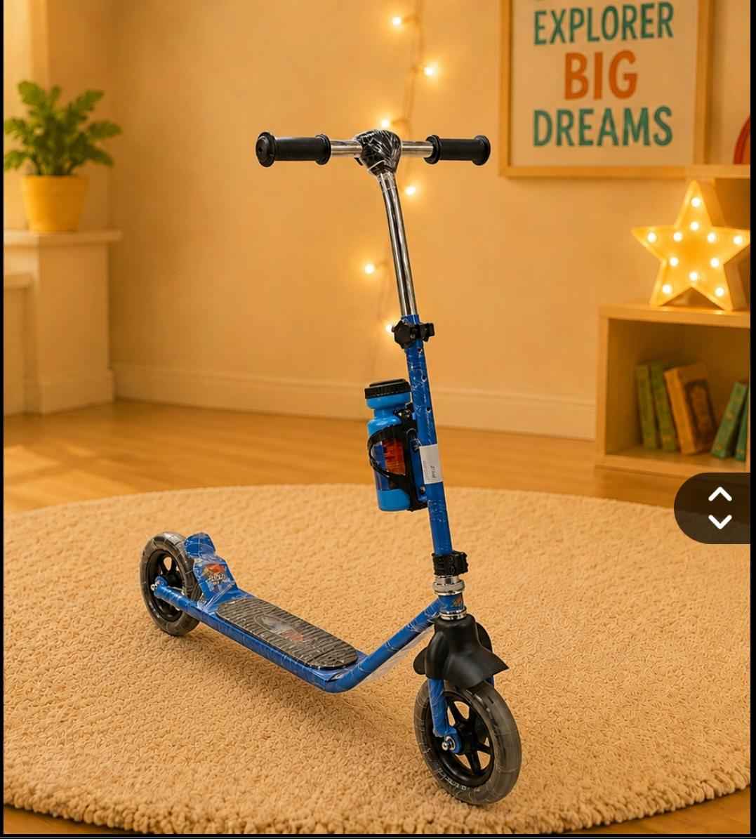 AeroStride Youth Adjustable Scooter - Cobalt Graphic Edition