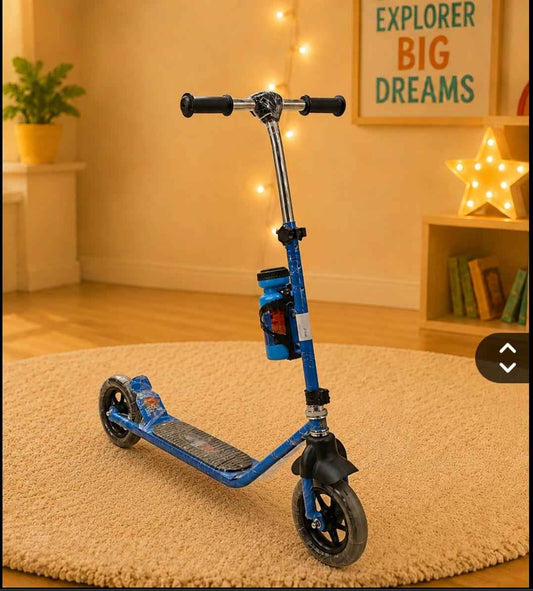 AeroStride Youth Adjustable Scooter - Cobalt Graphic Edition