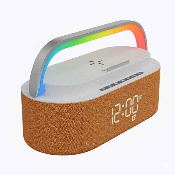DUUBI Marvel 24W Wireless Charging Bedside Speaker & Digital Clock