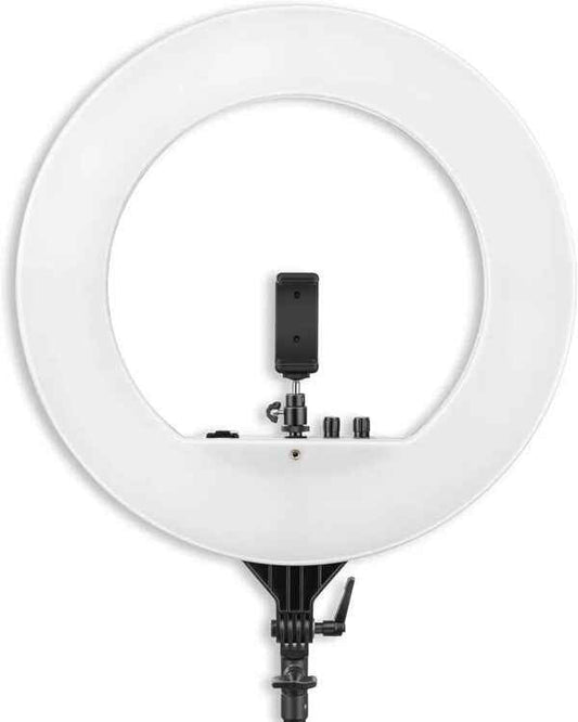 Digitek Studio-Grade LED Ring Light with Phone Cradle