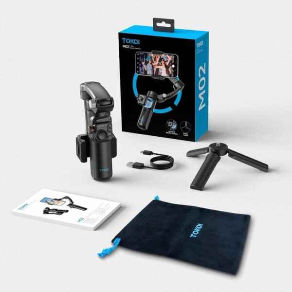 TOKQI M02 Pocket 3-Axis Smartphone Gimbal Stabilizer