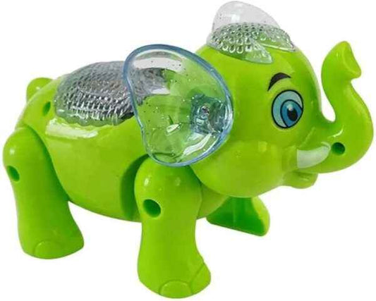 LumiMarch Interactive Moving Elephant Toy with Music & Lights