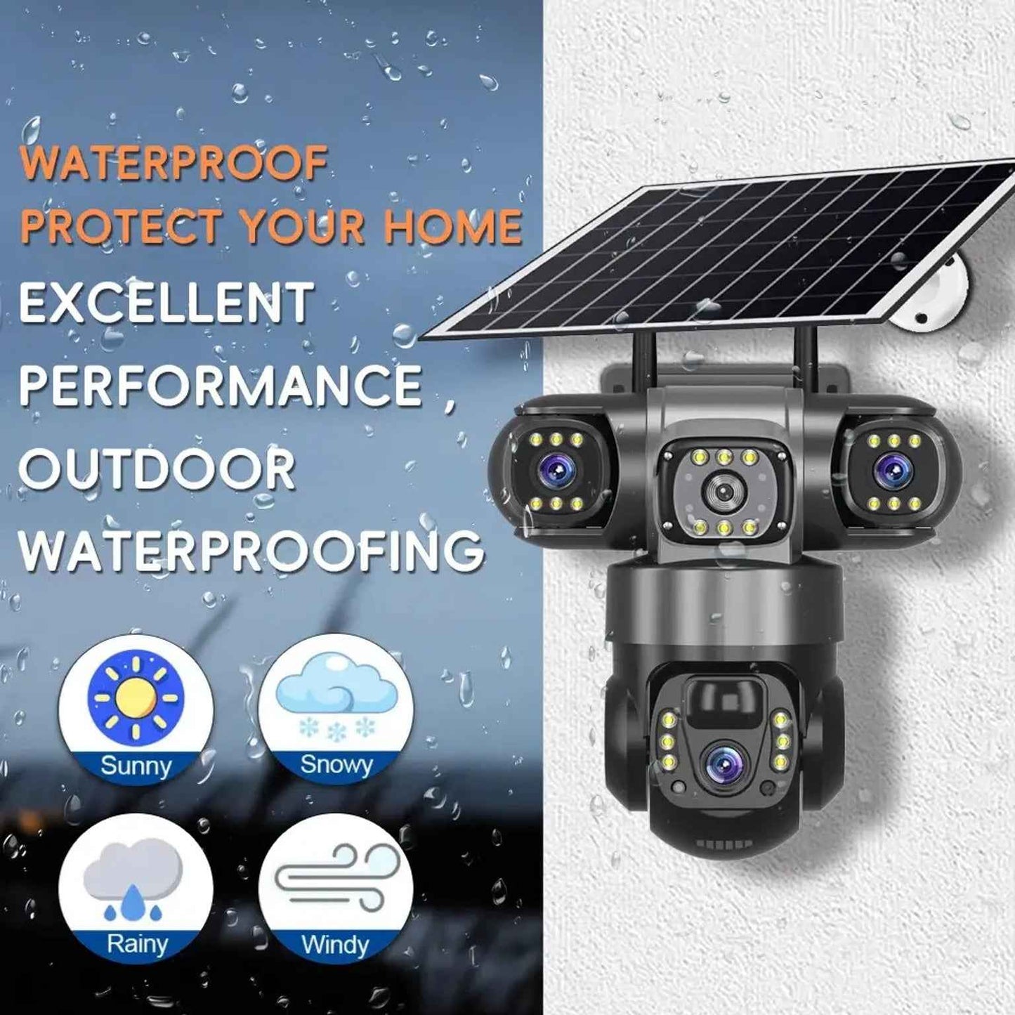 Solar Outdoor CCTV Camera