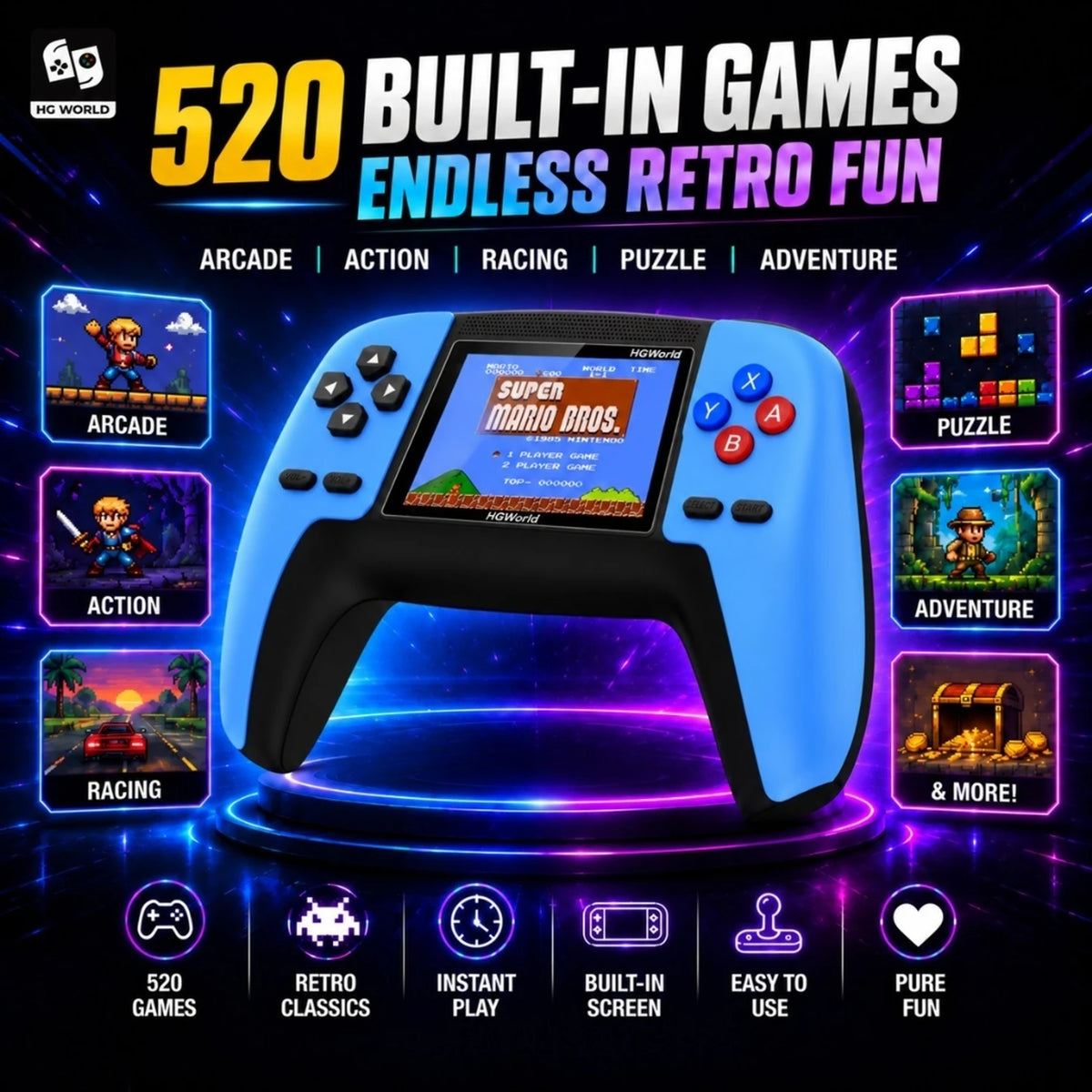 P5 Retro Gaming Console