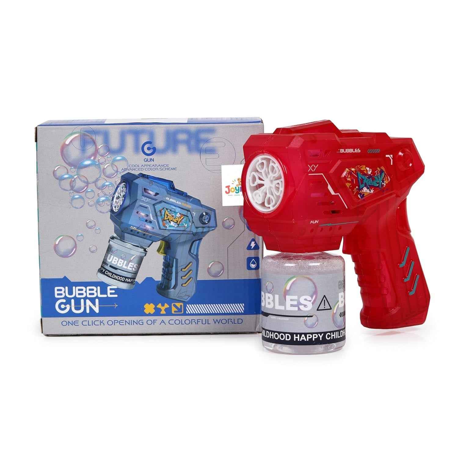 15-Hole LED Bubble Gun for Kids