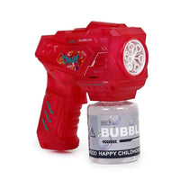 15-Hole LED Bubble Gun for Kids