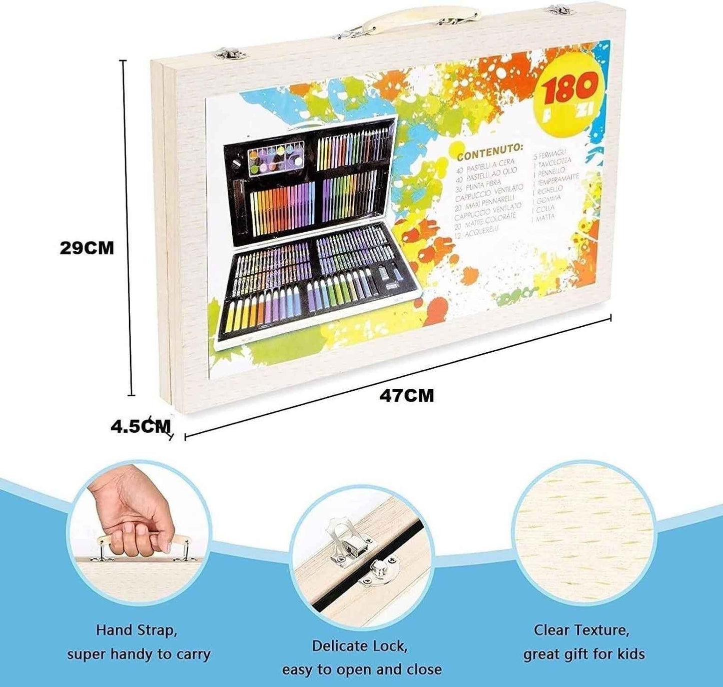 180-Piece Art Set
