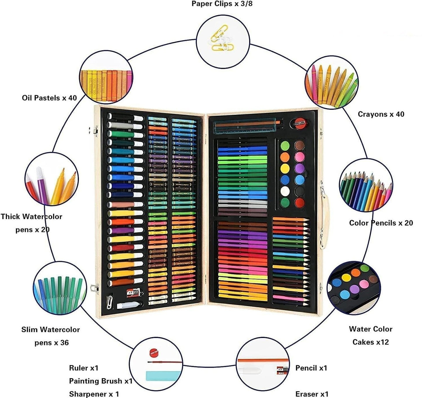 180-Piece Art Set