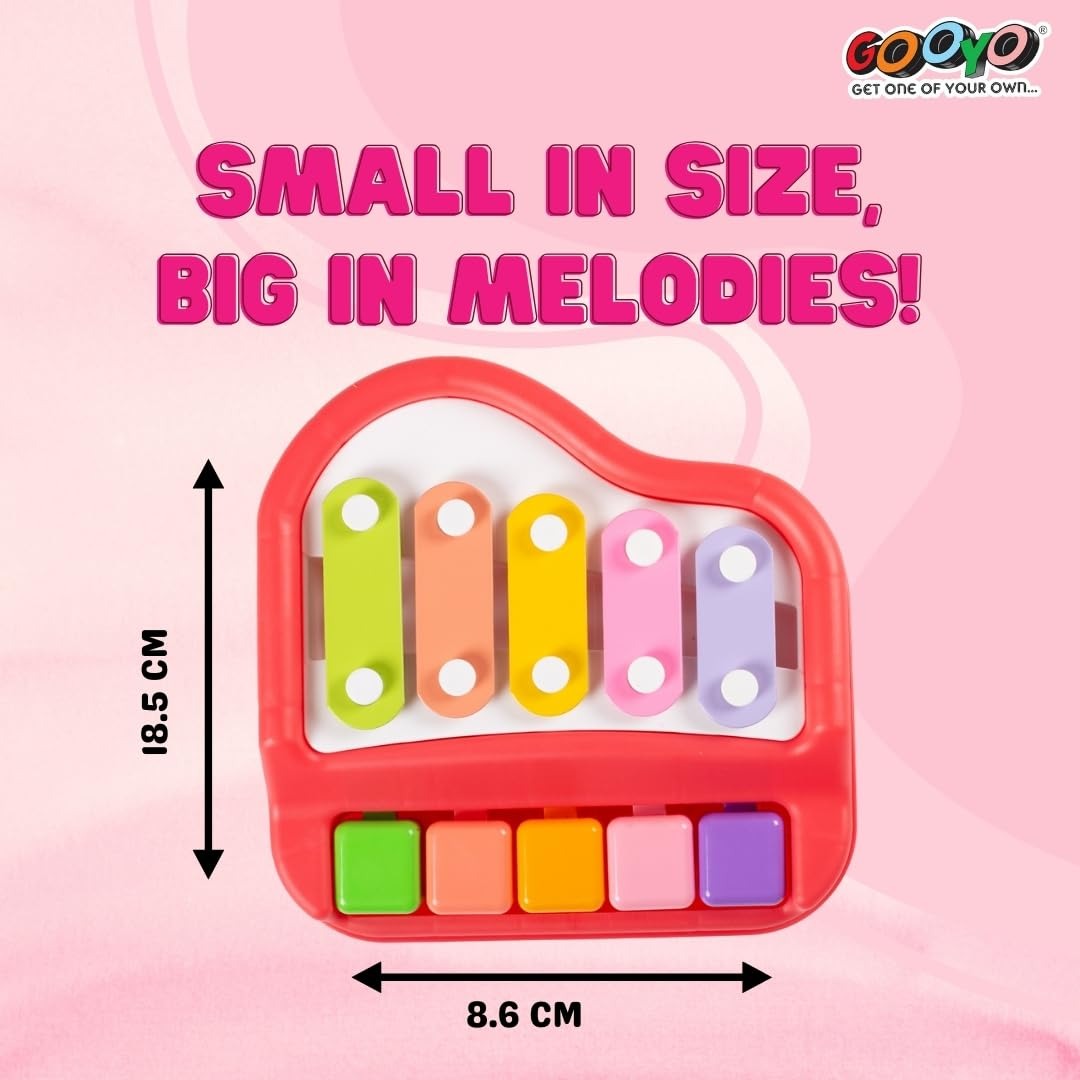 2-in-1 Kids Piano & Xylophone Toy
