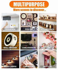 Nano Grip Double Sided Tape 10mm x 3m – Reusable Transparent Acrylic Gel Mounting Tape, Washable & Water-Resistant for Wall, Car, Cable & Office Use