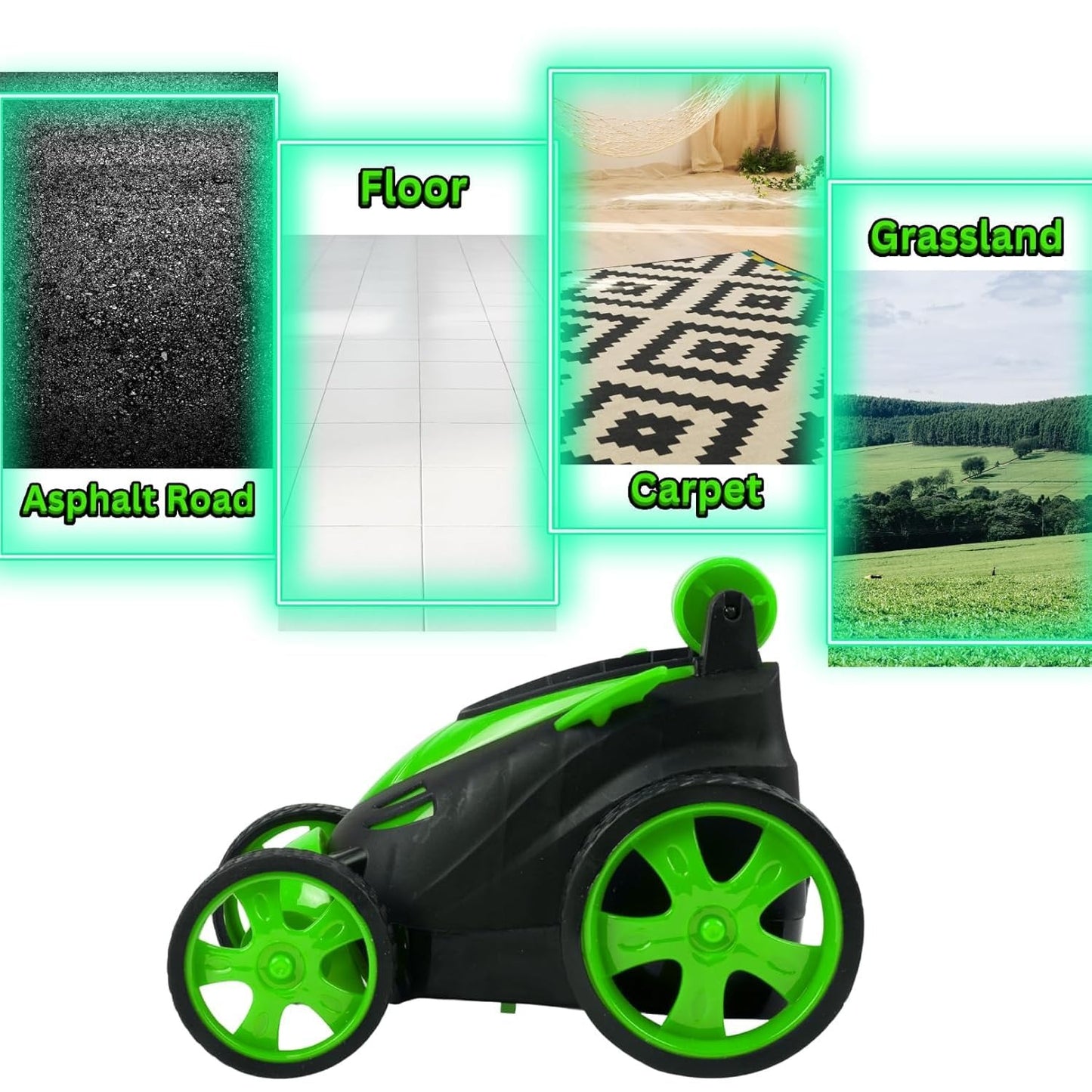360° Rotating Rolling RC Stunt Car