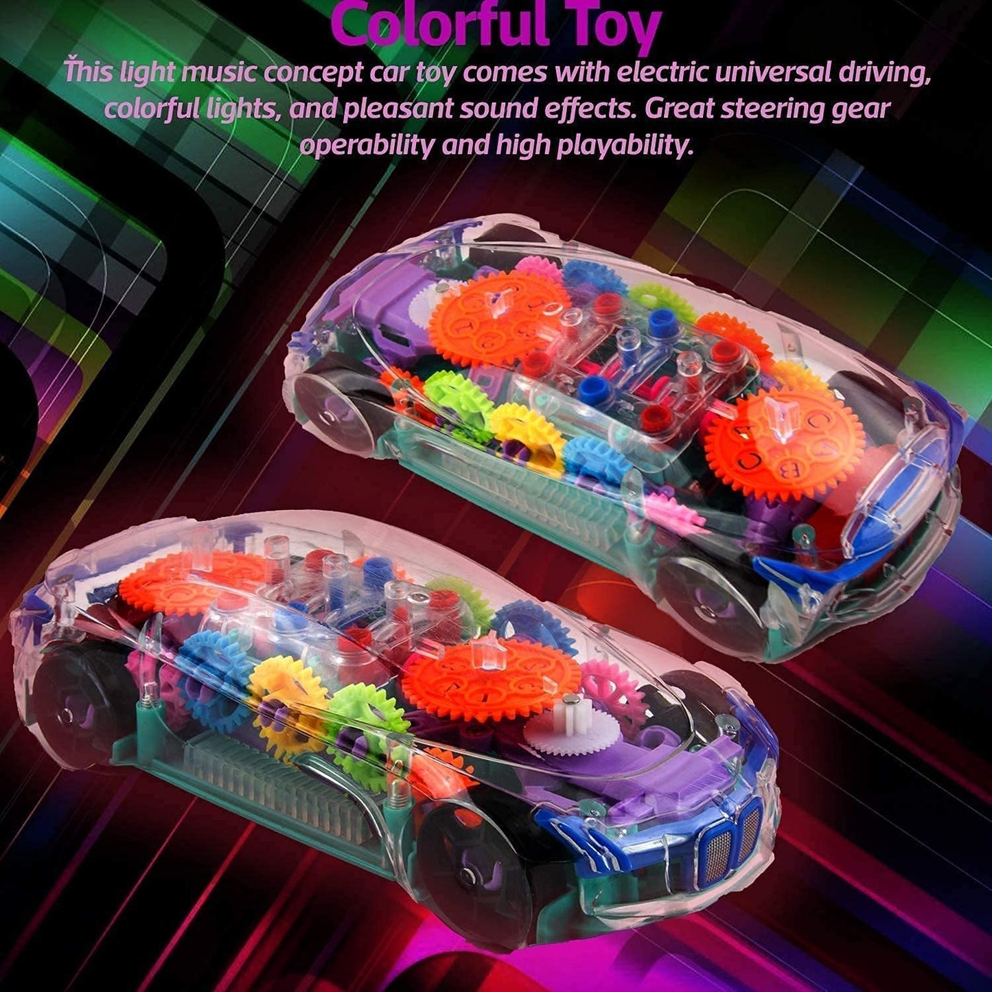 3D Concept Super Car Stunt Toy