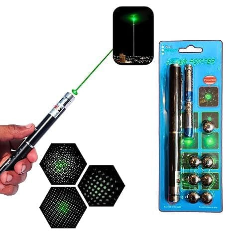 Green Laser Pointer Pen Set