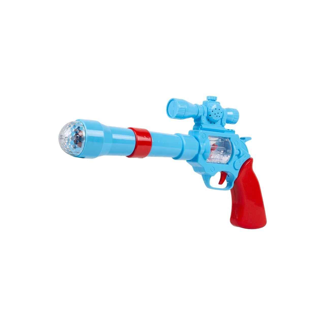 Strike Electric Gun Toy – Battery Operated 3D Projection Toy Gun with Vibrant Light & Sound Effects for Kids (Multicolour)