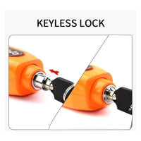 Motorcycle Handlebar Lock Anti-Theft Bike Brake Security Lock – Universal Brake Lever Grip Lock for Bikes, Scooters & Bicycles (1 Pc)