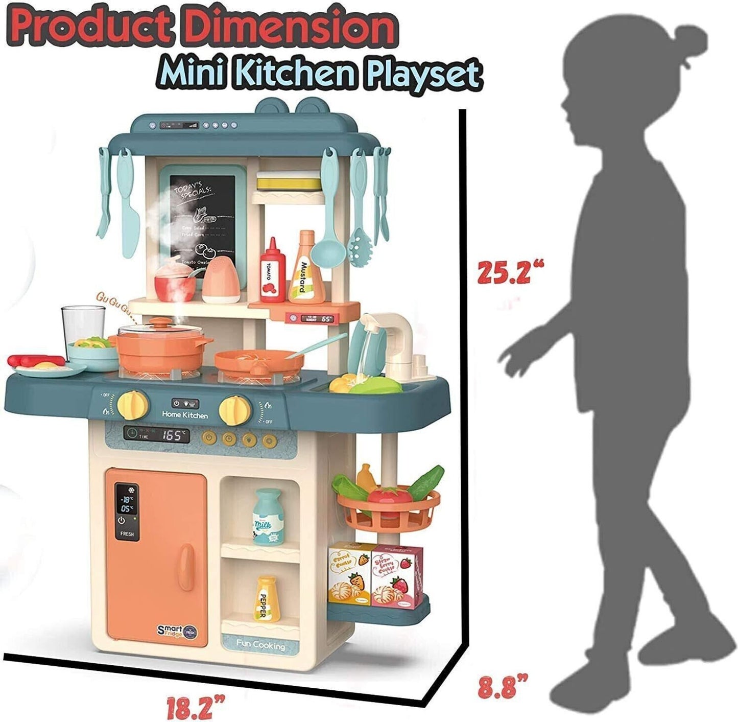 42-Piece Pretend Play Kitchen Set