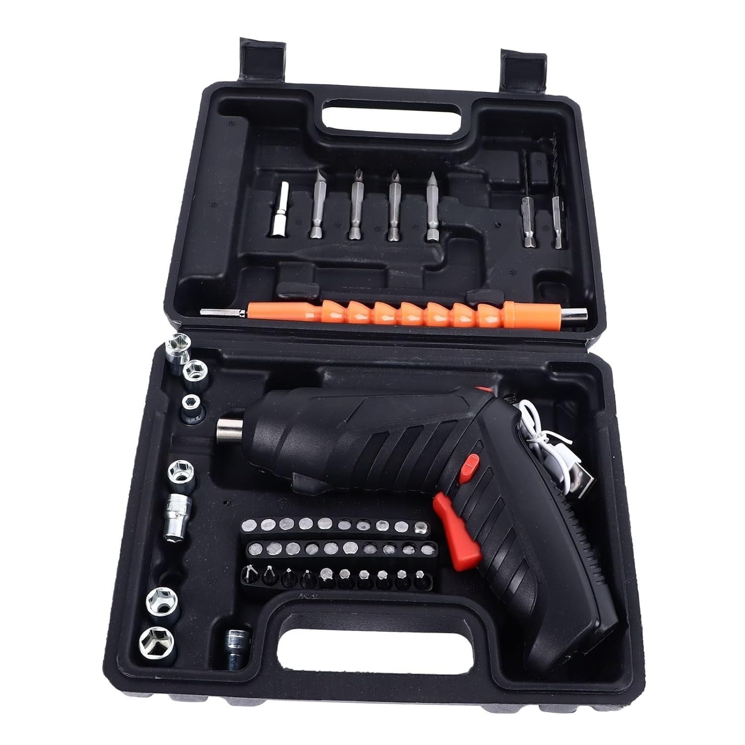 47-Piece Cordless Electric Screwdriver Set