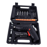 47-Piece Cordless Electric Screwdriver Set