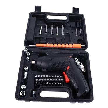 47-Piece Cordless Electric Screwdriver Set