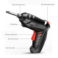 47-Piece Cordless Electric Screwdriver Set