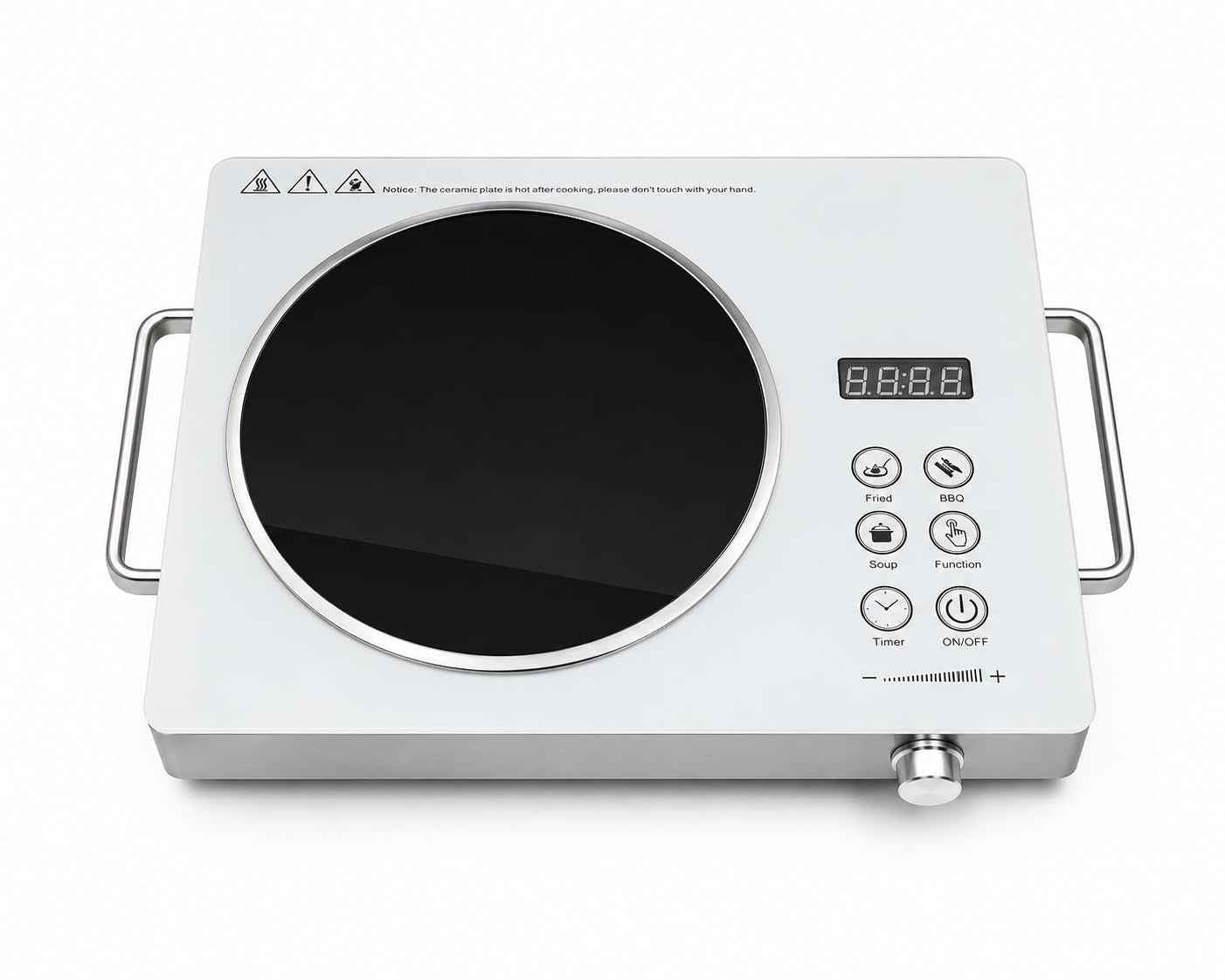 Infrared Cooker – Portable Electric Ceramic Hot Plate with Touch Control & Adjustable Heat for Kitchen, Office, Hostel & Travel