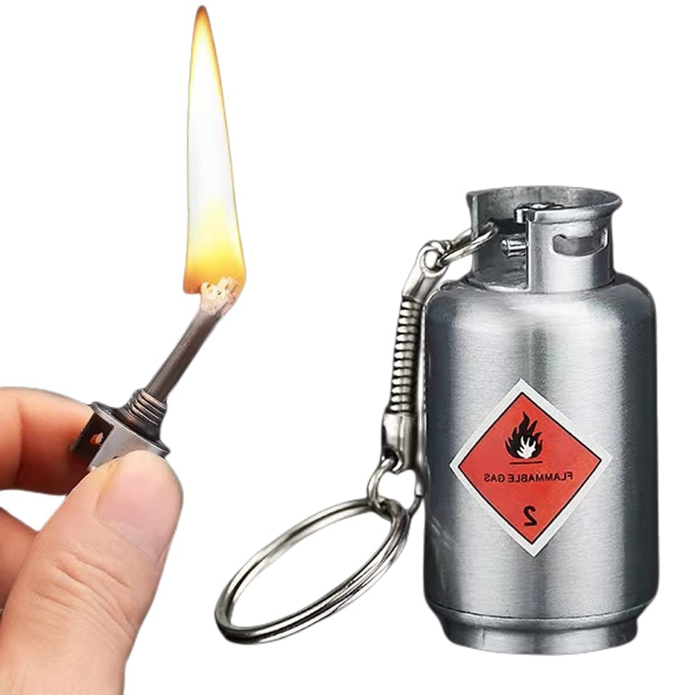 Permanent Match Lighter Keychain