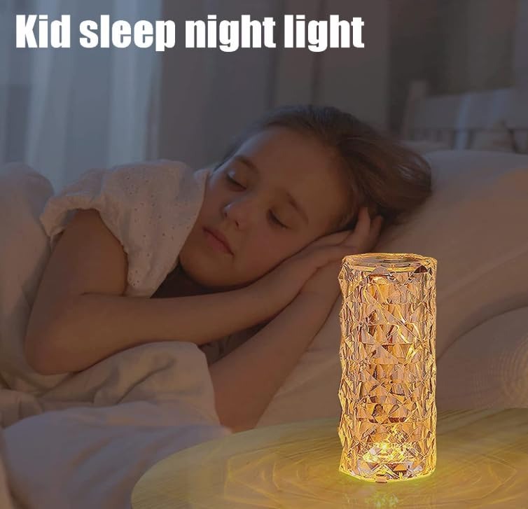 Crystal Diamond Table Lamp