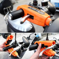 Motorcycle Handlebar Lock Anti-Theft Bike Brake Security Lock – Universal Brake Lever Grip Lock for Bikes, Scooters & Bicycles (1 Pc)