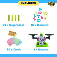Elephant Math Balancing Game