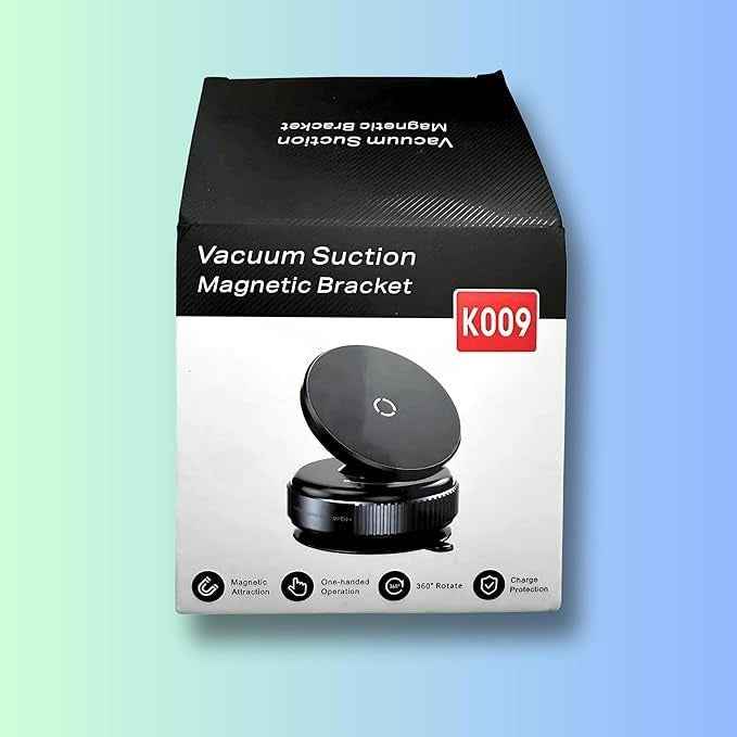 Magnetic Suction Phone Holder – 360° Adjustable Hands-Free Mount for Shower, Mirror, Gym, Car & Kitchen, No Tools Needed