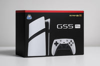 GS5 Pro Wireless Retro Gaming Console – 4K HDMI TV Game Stick with 2 Wireless Controllers, 64GB & 53 Built-In Systems for All Ages (White)