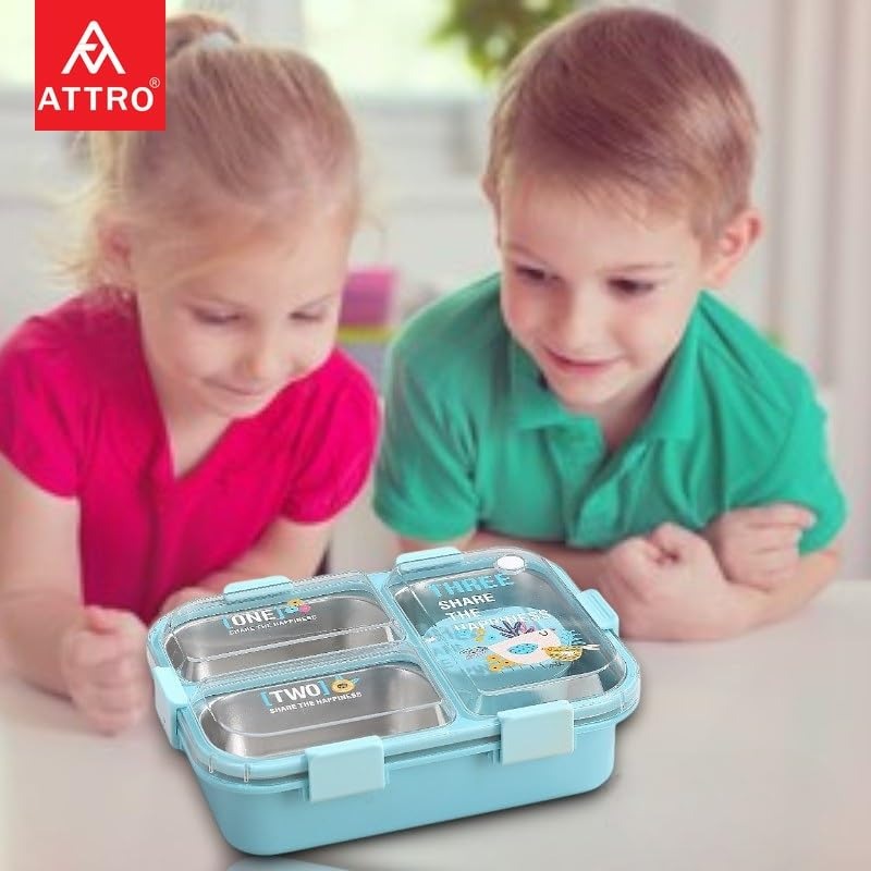 Kids Lunch Box with 3 Compartments