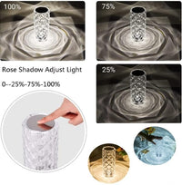 Crystal Diamond Table Lamp