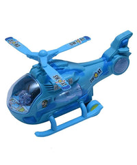 Musical Bump & Go Helicopter Toy
