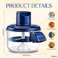Fruit and Vegetable Peeler – Rechargeable Electric Peeling Machine with USB Charging, Stainless Steel Blades & Cordless Design