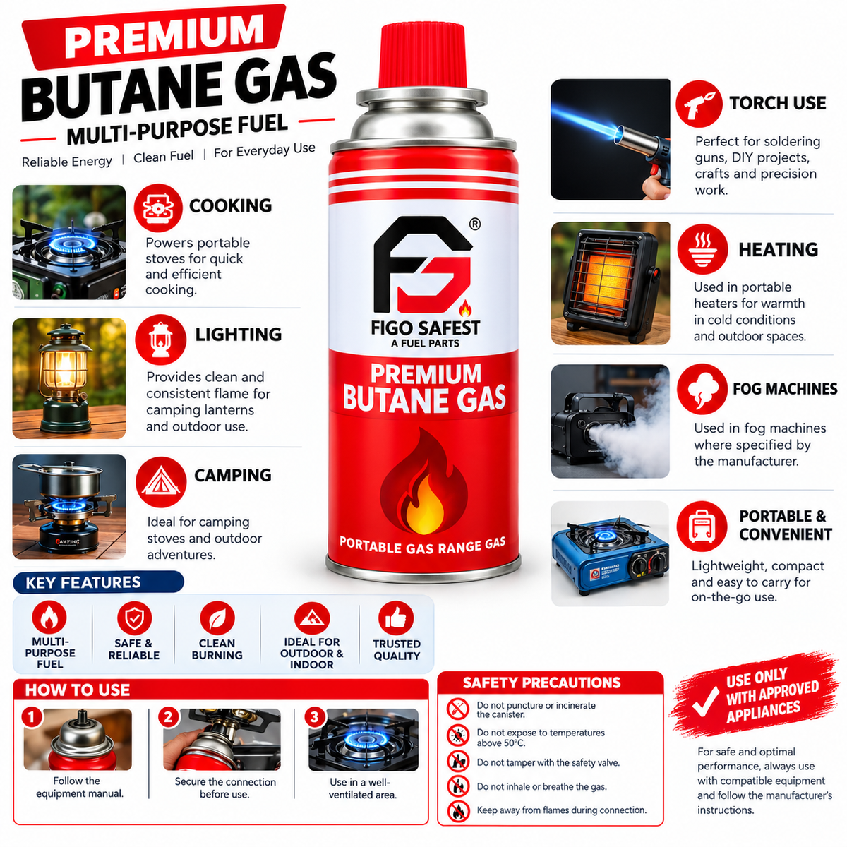 Portable Butane Gas Stove